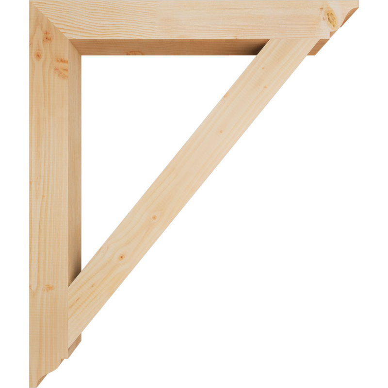Support traditionnel, Douglas (lisse), H 40 po x l 4 po x P 34 po
