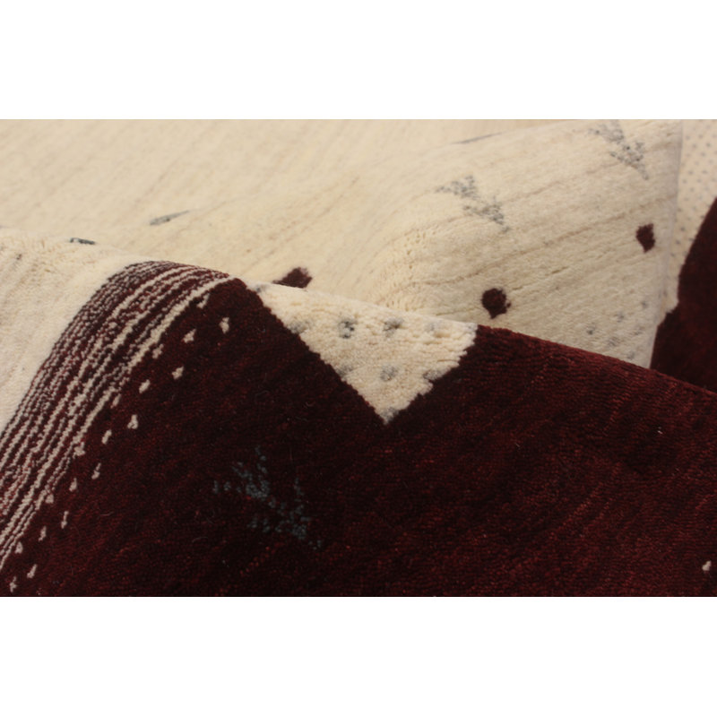 Tapis noir / brun Gabilan Southwestern, Rectangle 4 pi x 6 pi