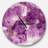 Purple Amethyst Macro - Modern wall clock-34141156