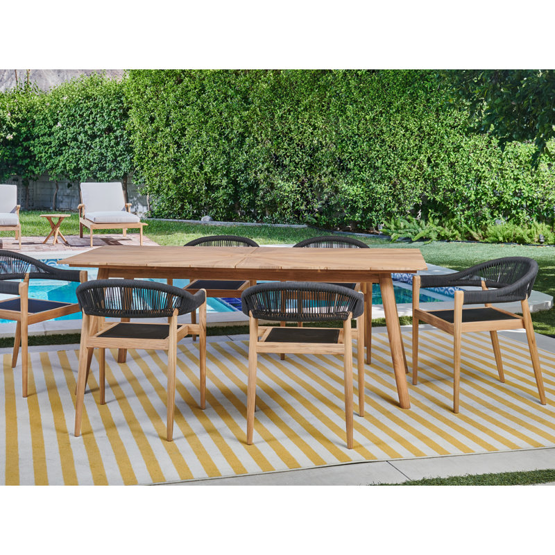 Cambria Rectangular Teak Outdoor Dining Table