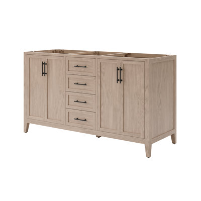 Silas 60'' W Double Bathroom Vanity Base