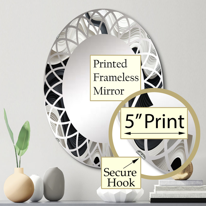 Miroir mural Lullita, 30 po x 20 po