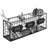 Metal Rectangle Flatware Caddy