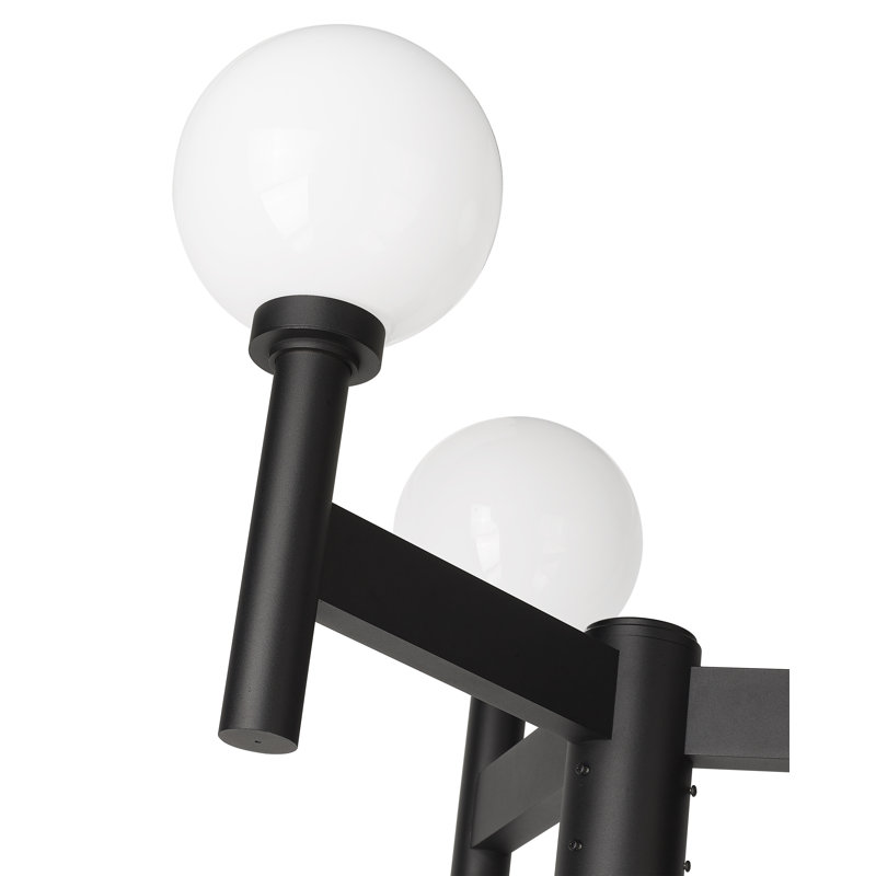 Luminaire d'extérieur 3 lumières Lonoke, Givré