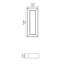 Meio Squadro 2 - Light Flush Mounted Sconce-99924481