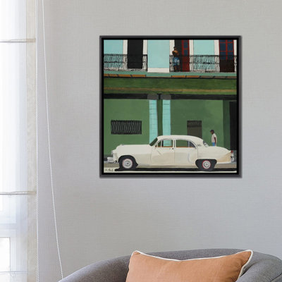 «White Havana, Cuba», reproduction d'art sur toile encadrée