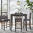 Skiatook 4 - Person Solid Wood Solid Wood Top Four Leg Dining Set