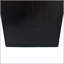 Table de bout à colonne carrée aspect bois - H 27,75 po, noir-129458291-129458293
