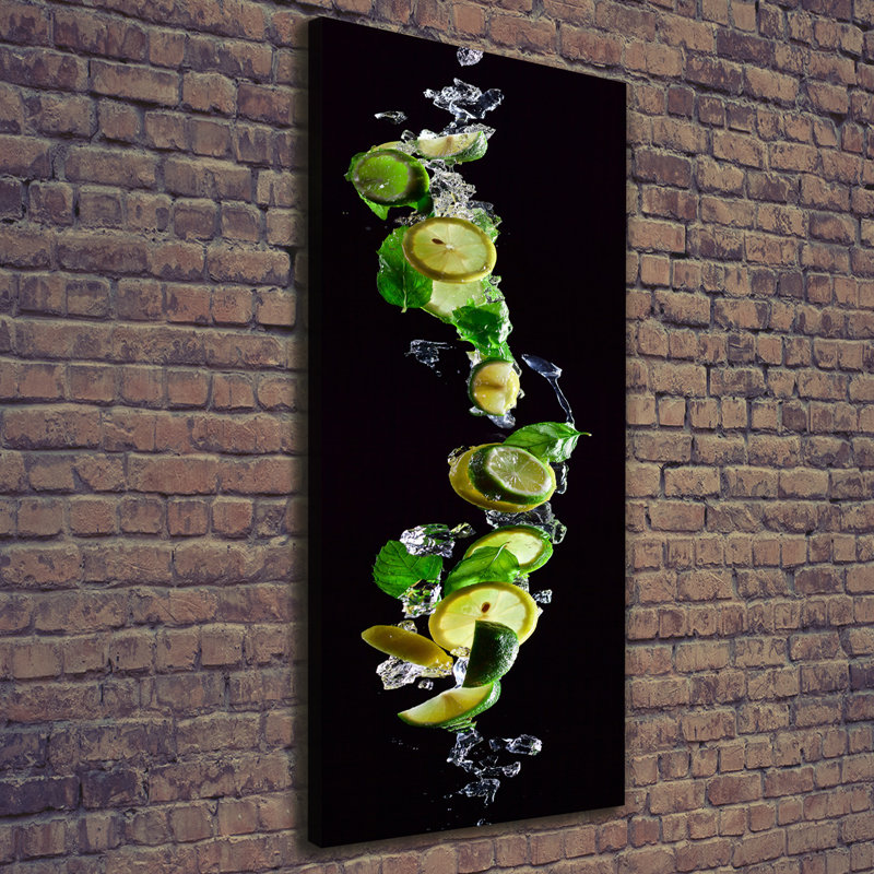 Limes And Lemons - Wrapped Canvas Print