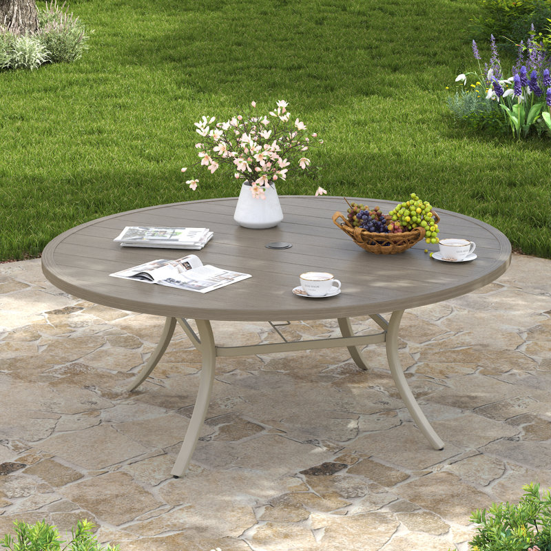 Table de salle à manger 63 ", Gris gris