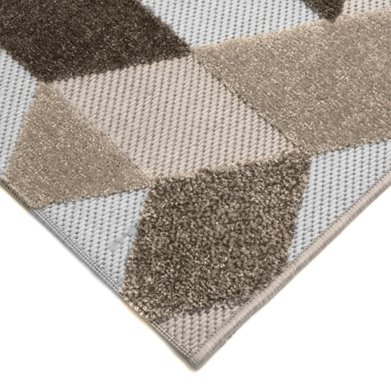 Plainview Geometric Indoor / Outdoor Area Rug, Rectangle 120cm x 170cm