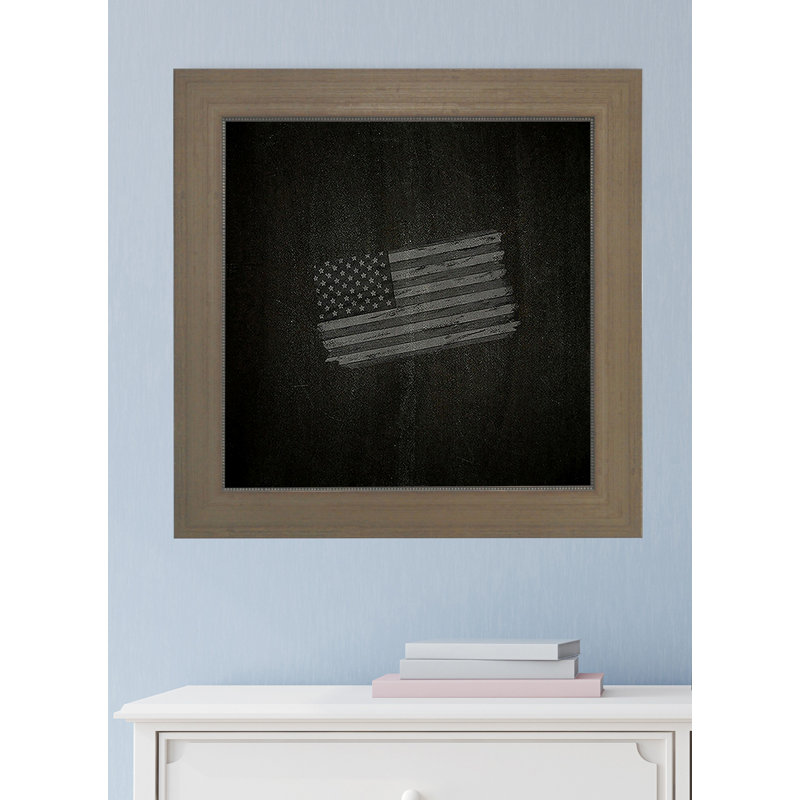 Tableau noir fixé au mur, H 41 po x l 41 po