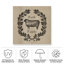 Toile d'extérieur Marcee Duggar «Faith Family Sheep»-87945655