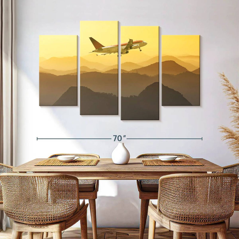 Mehar Travel Plane, 42" H x 68" W
