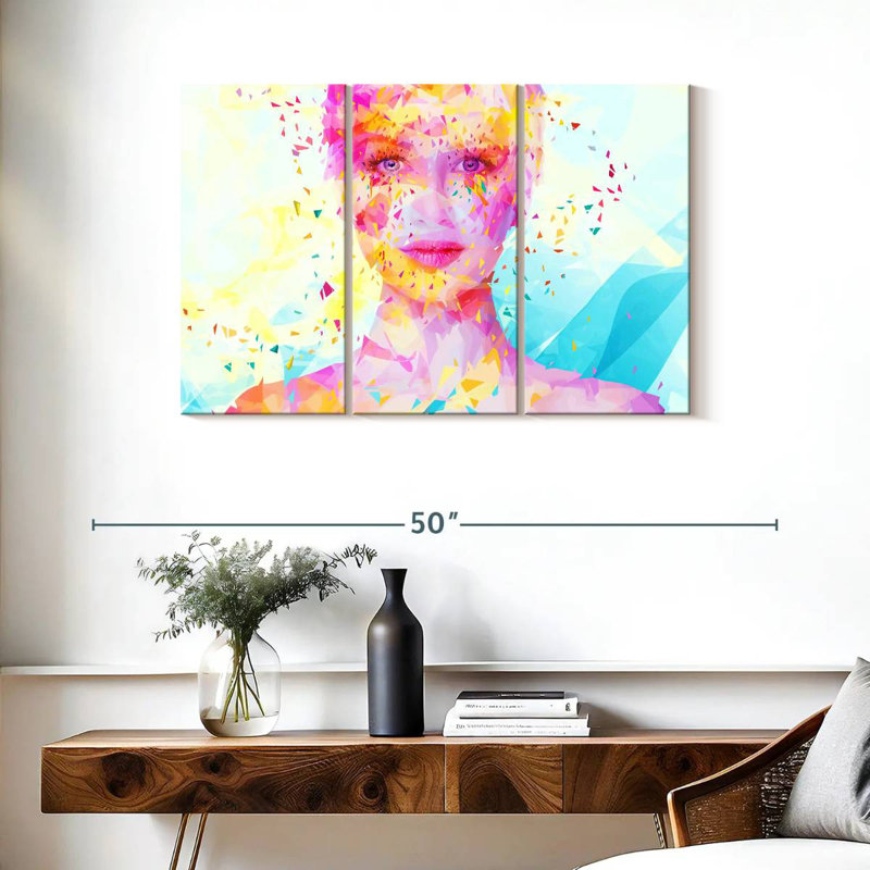 Leisha Turquoise, 24" H x 38" W