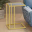 Emberley Glass Top Side Table Set