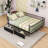 Metal Platform Bed with Storage Drawers-1102068183-1102068182
