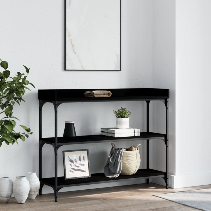 Nyal Console Table, 80 H x 100 W x 30 D cm, Sonoma Oak