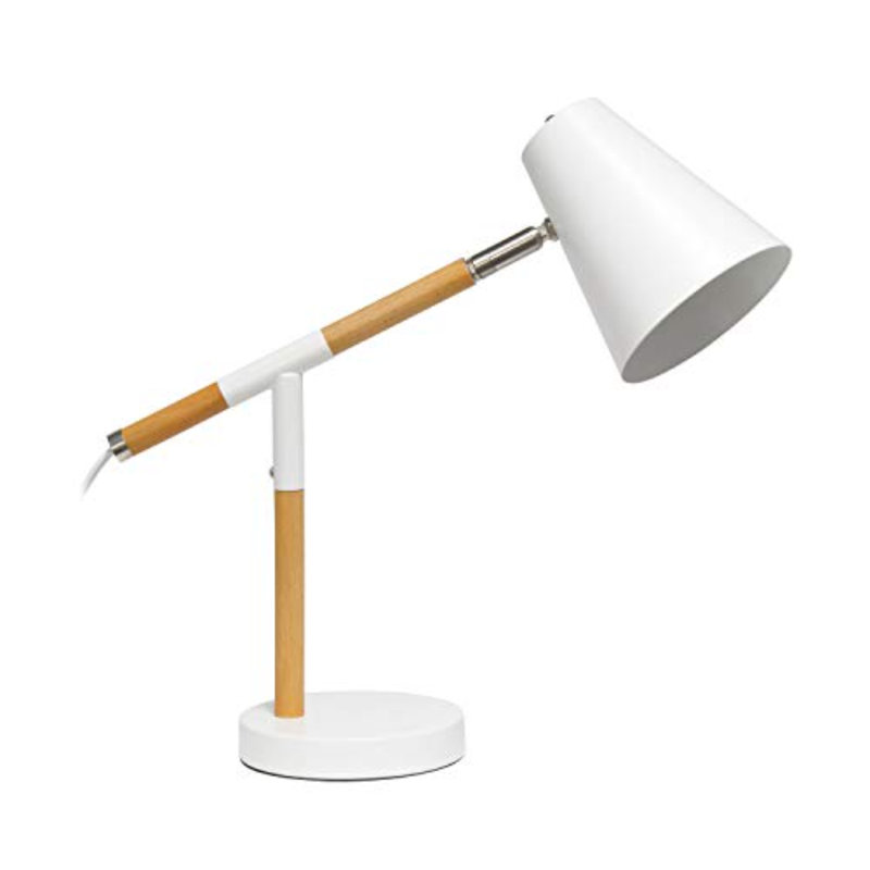 Classic Adjustable Desk Lamp, White