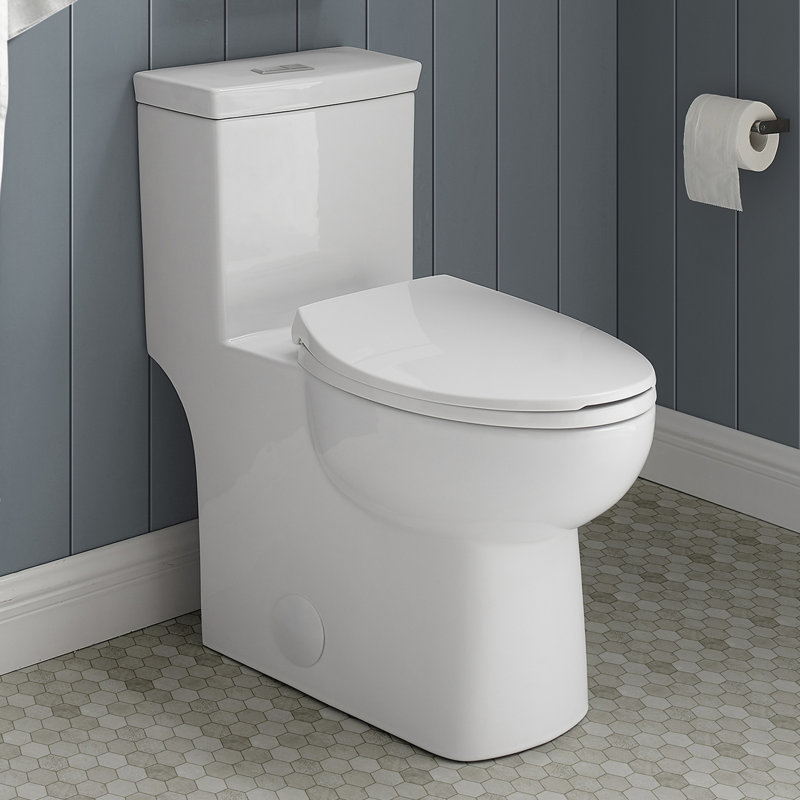 Classe One-Piece Toilet, Top, Glossy White