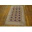 Tapis brun antique en coton Dhurrie