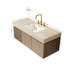 Meuble-lavabo flottant avec espace de rangement multifonctionnel et 3 trous de robinet pré-percés-221800792
