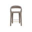 Atika Upholstered Stool with Metal Frame-306444670