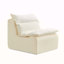 Méridienne 3 places en polyester avec dossier, entièrement compressée pour le salon et la chambre à coucher, blanc-118056555