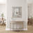 Silver Facet Mirror