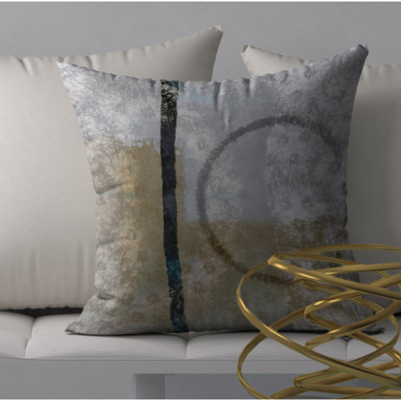 Magnifique housse de coussin carrée/insert, 20 po x 20 po