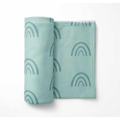 Plain Bows Match Velveteen Fleece Blanket
