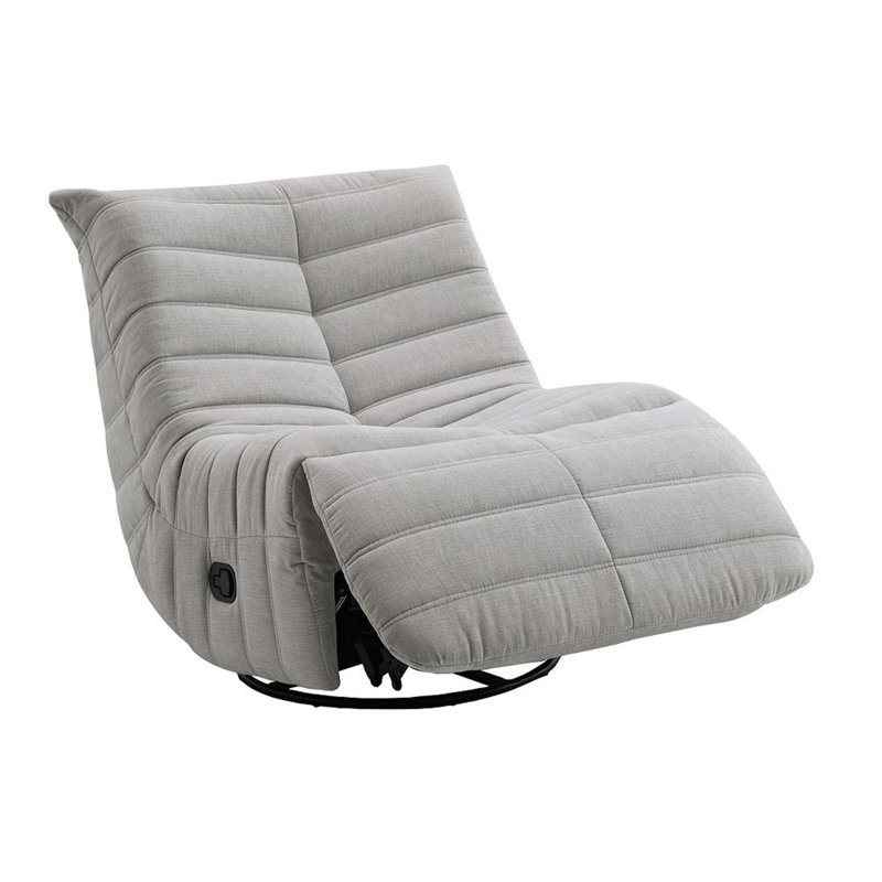 Fauteuil inclinable Talmon avec pivot, chenille huître