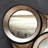 Hewett Solid Wood Round Mirror