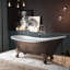 Baignoire sur pieds en fibre de verre 69 po x 31 po-50852507