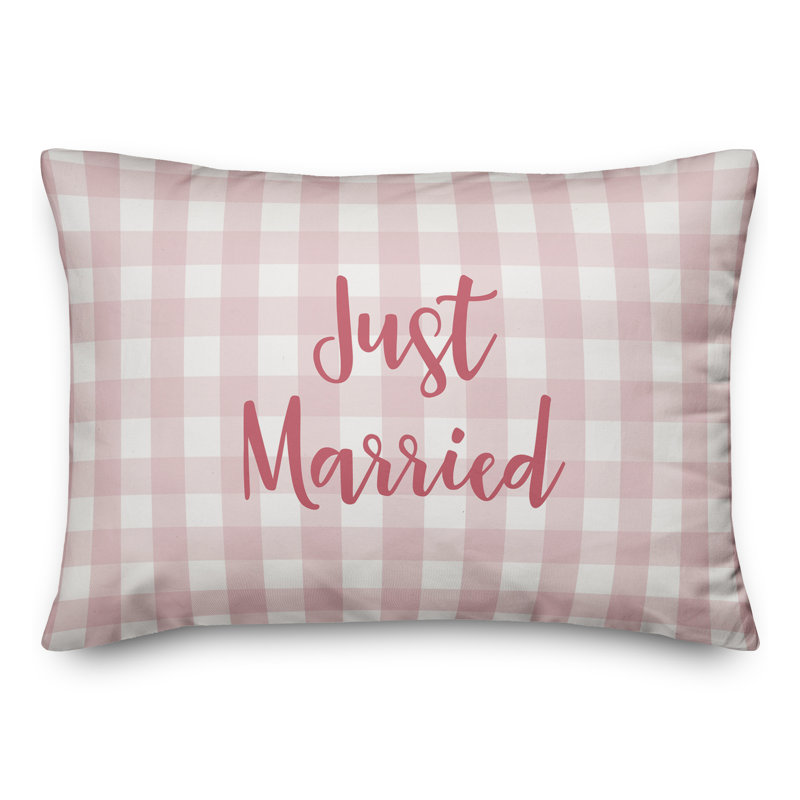  Coussin Just Just Married, Rose