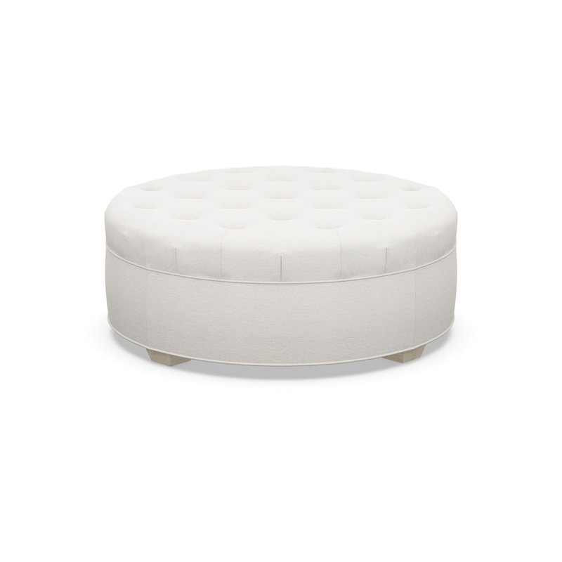 Round Ottoman, 7245-70, Sandstone