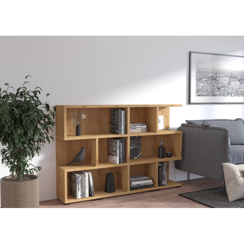 Nandan Ebern Designs 112.5cm H Book Stand, Natural 