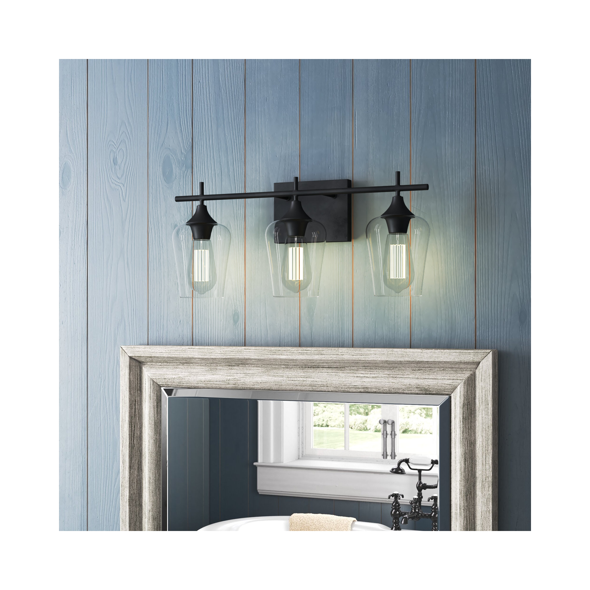 Breena Dimmable Vanity Light, English Bronze