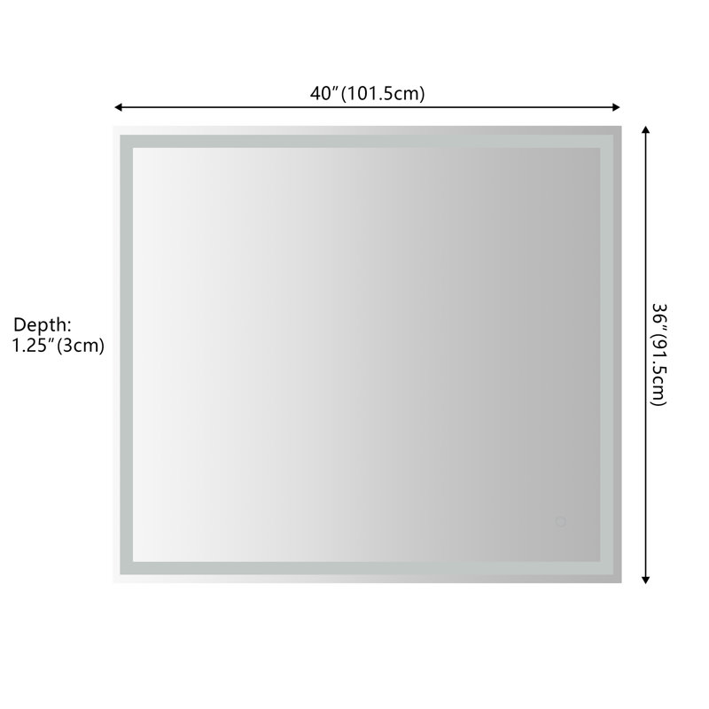 Pax, 40 po x 36 po, Rectangle