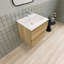 Meuble-lavabo flottant moderne simple Alcester Ivy Bronx-821752255