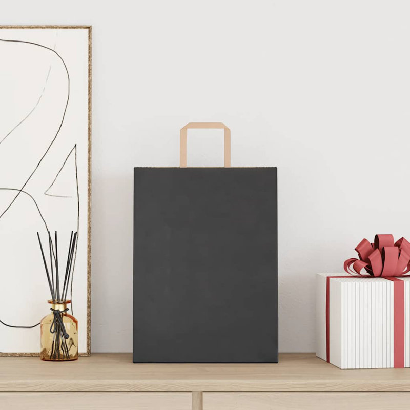 Basalt Gift Wrap Storage, 35cm H x 26cm W x 12cm D, Pink