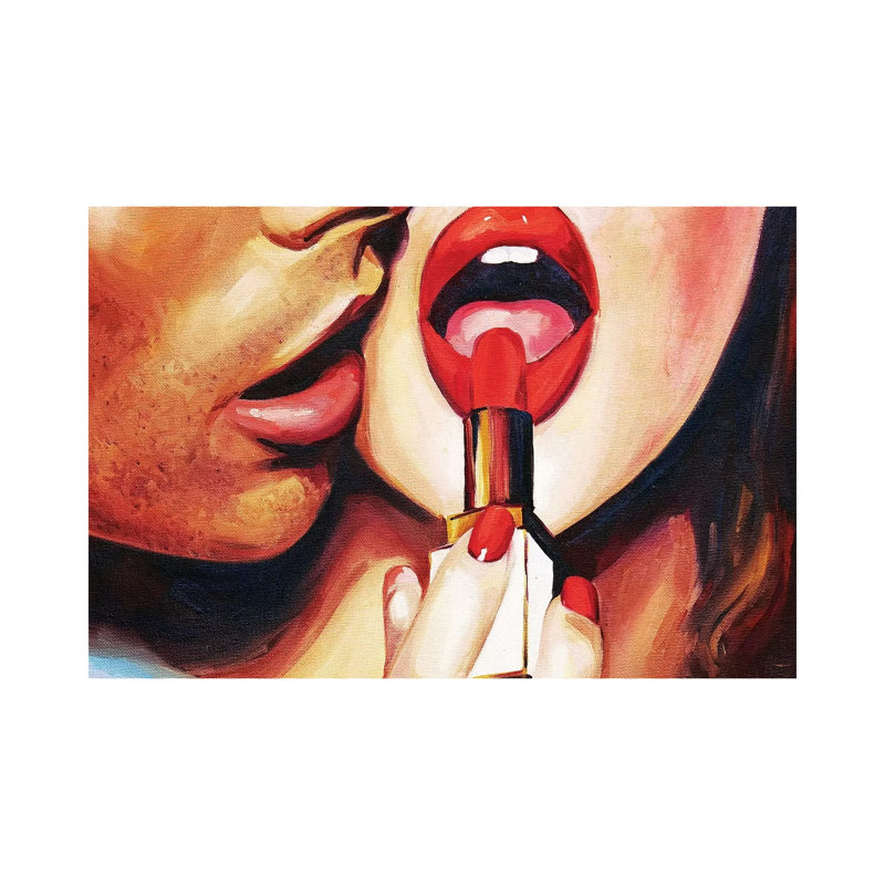 Brutal 1 Piece Painting on Canvas, 101.6 cm H x 66.04 cm W x 1.91 cm D, Wrapped Canvas