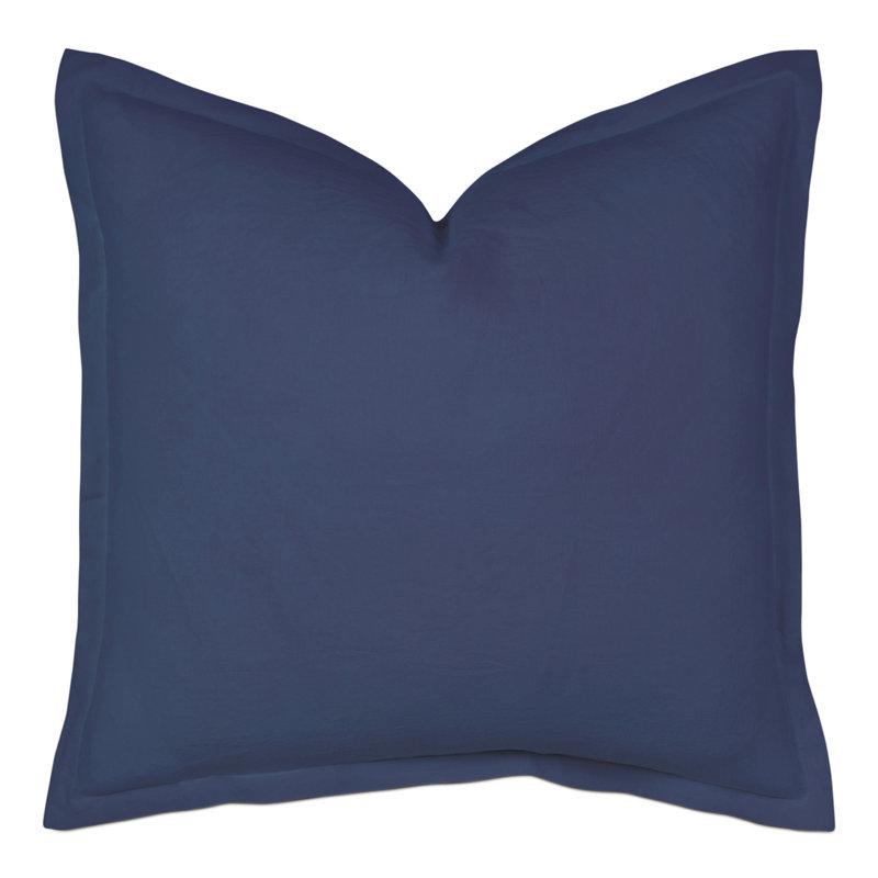 Shiloh Linen Sham, Euro, Indigo