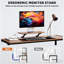 Bureau CPU avec support pour moniteur (ne pas inclure les tabourets)