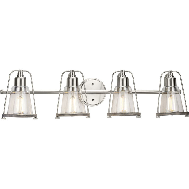Éclairage pour meuble-lavabo à intensité variable Hollowell, Brushed Nickel