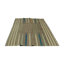 Tapis gris / beige en laine noué à la main de conception unique 8 pi 1 po x 9 pi 7 po Jalyssia