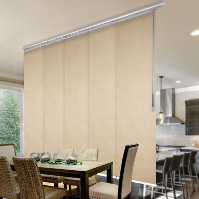 Rail extensible à panneau simple 5 panneaux 5 voies l 110 po x H 94 po, largeur de panneau 23,5 po