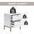 Bailes Modern Wood Nightstand With 2 Drawers-1192134406