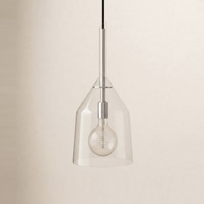 Maya Single Light Glass Dimmable Pendant