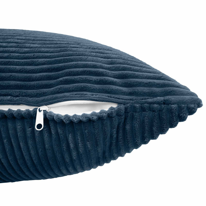 Navy Blue Cushion Cover, Rectangle 50cm H x 70cm W, Navy Blue
